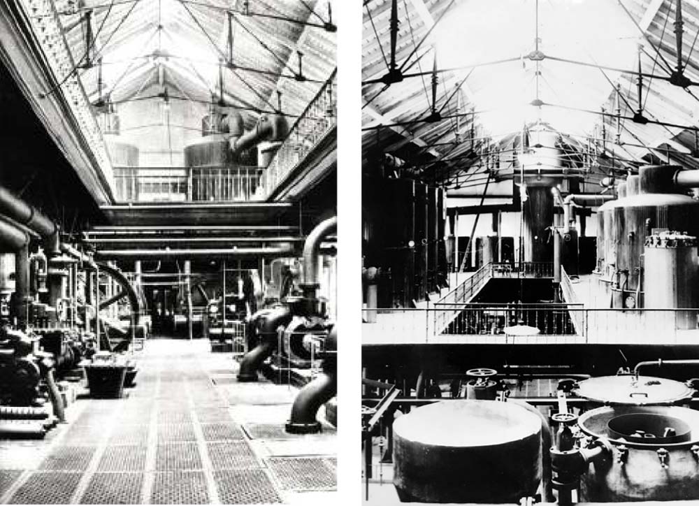 Interiør i Sukkerhuset ca. 1900